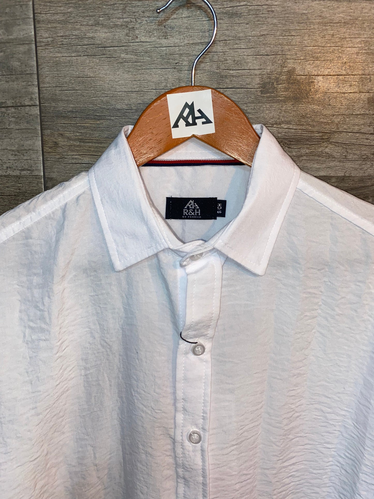 Camisa Corrugada Blanca - R&H By Perussi MX