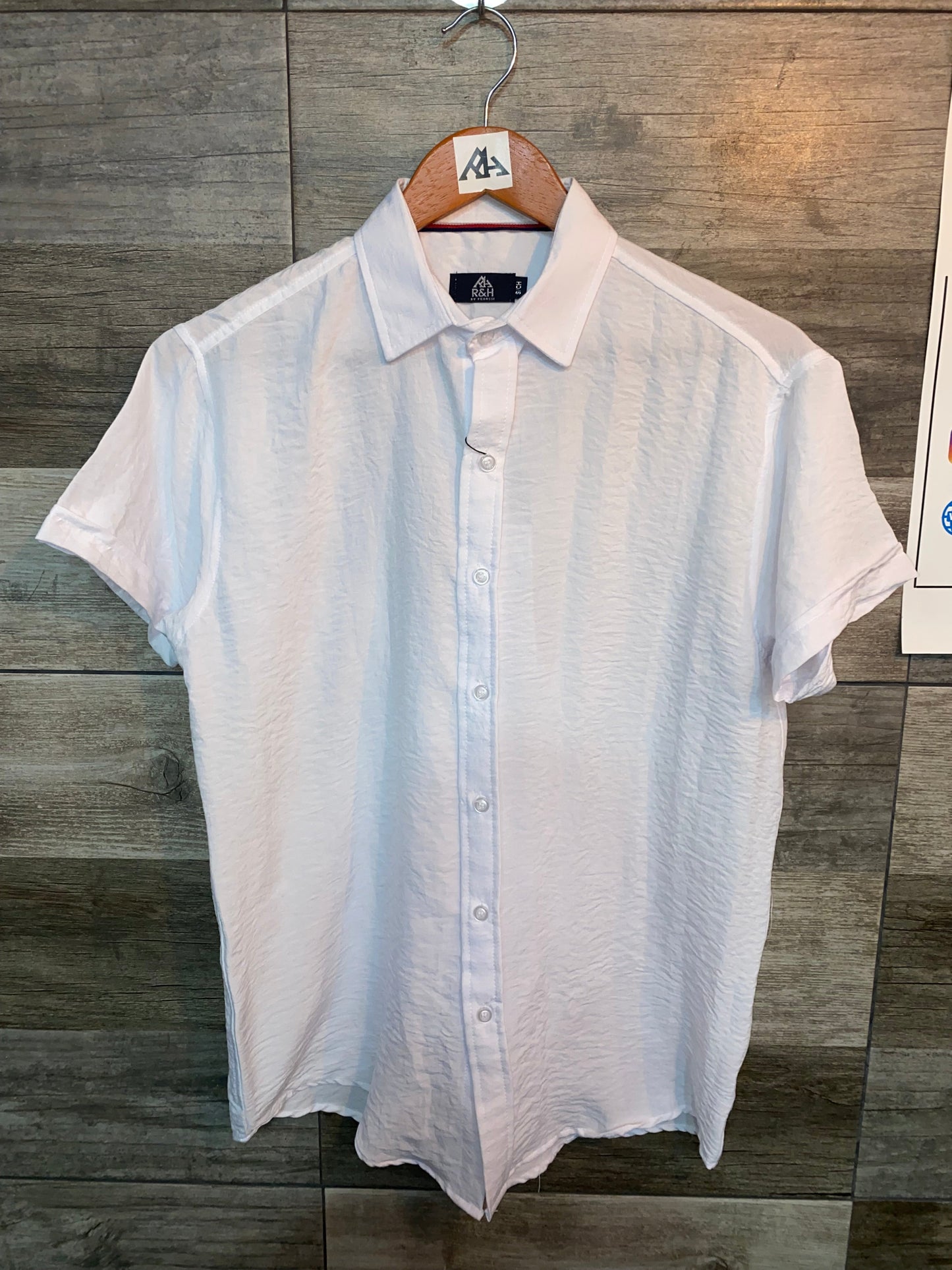 Camisa Corrugada Blanca - R&H By Perussi MX