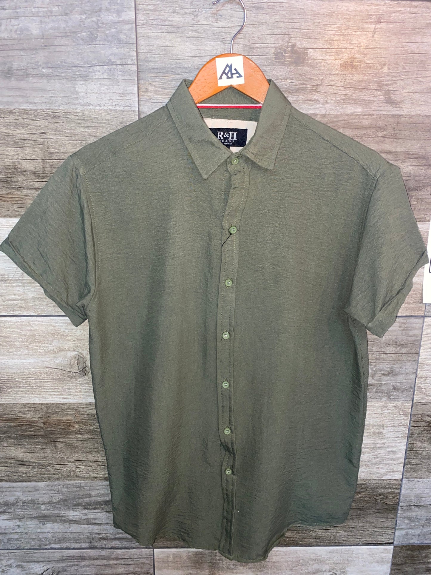Camisa Corrugada Verde - R&H By Perussi MX