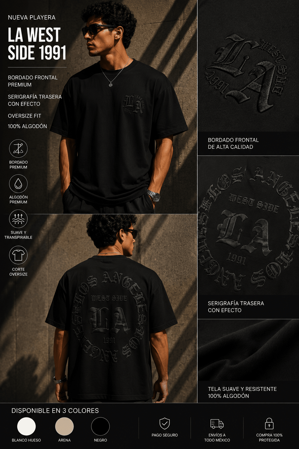 Playera LA 1991 - R&H By Perussi MX