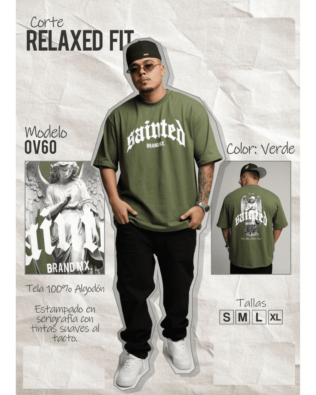 Playera Sainted - R&H By Perussi MX