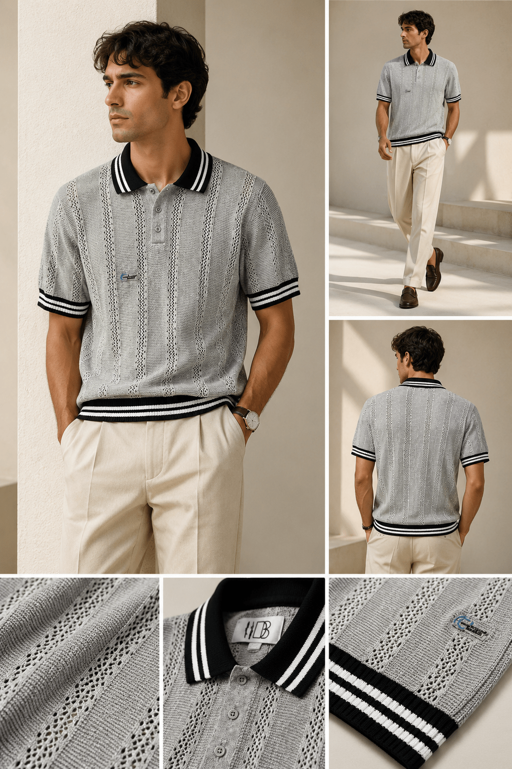 Playera Tejida Polo Dallas - R&H By Perussi MX