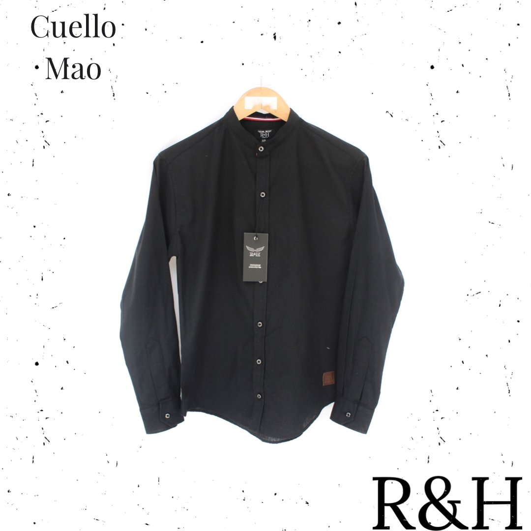 Mao negra manga larga - R&H By Perussi MX