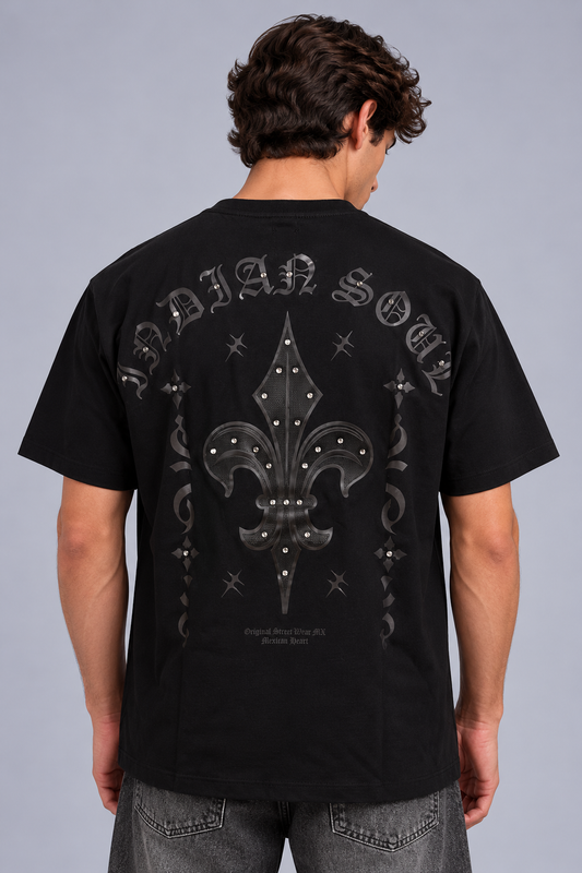 Playera Oversize Fleur de Lis R&H