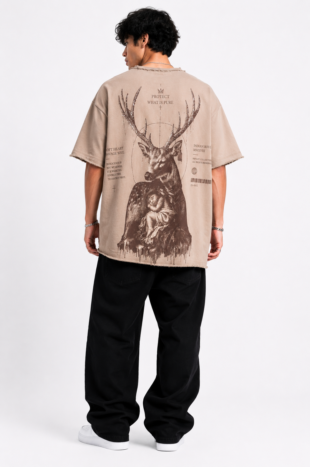 Playera Oversize Deer