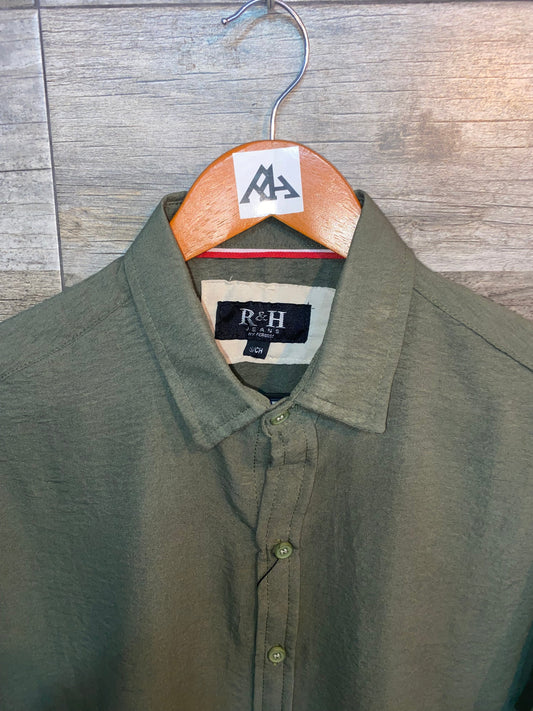 Camisa Corrugada Verde - R&H By Perussi MX