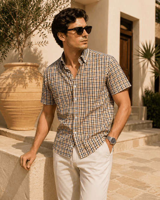 Camisa Cuadros Berry - R&H By Perussi MX