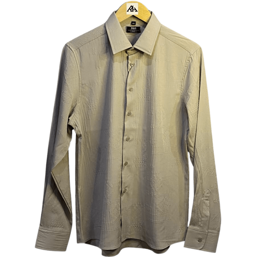 Camisa textura manga larga - R&H By Perussi MX