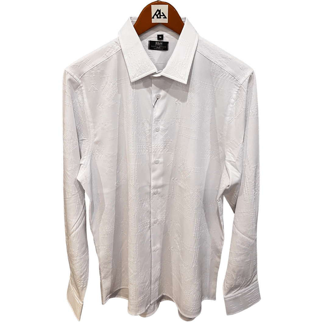 Camisa textura manga larga - R&H By Perussi MX