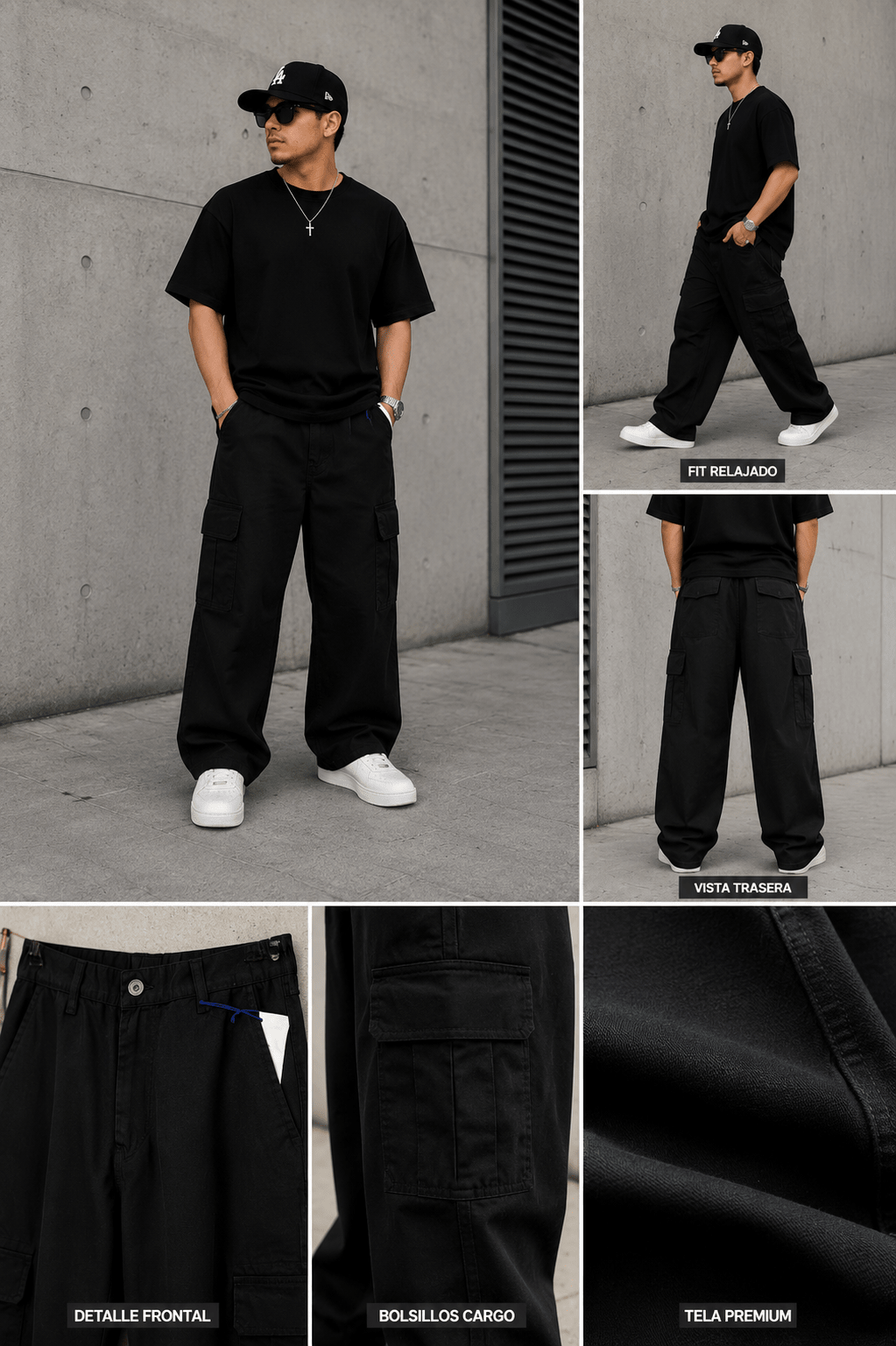 Pantalón Cargo Kiffen - R&H By Perussi MX