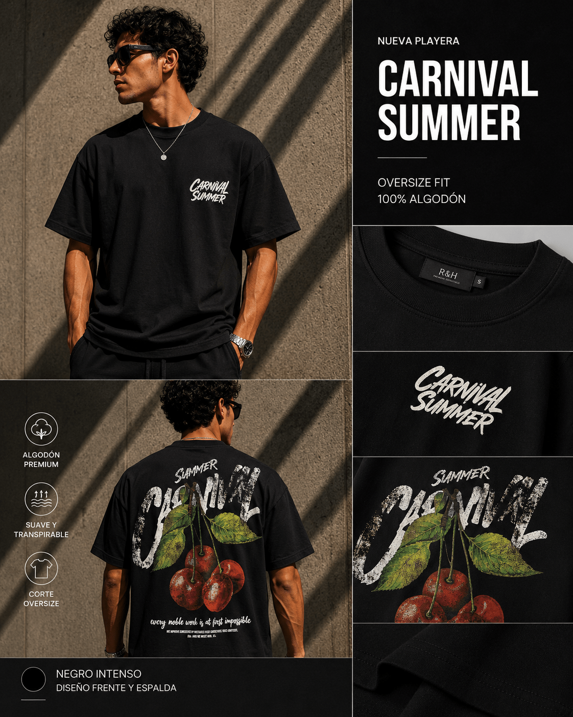 Playera Carnival Summer - R&H By Perussi MX