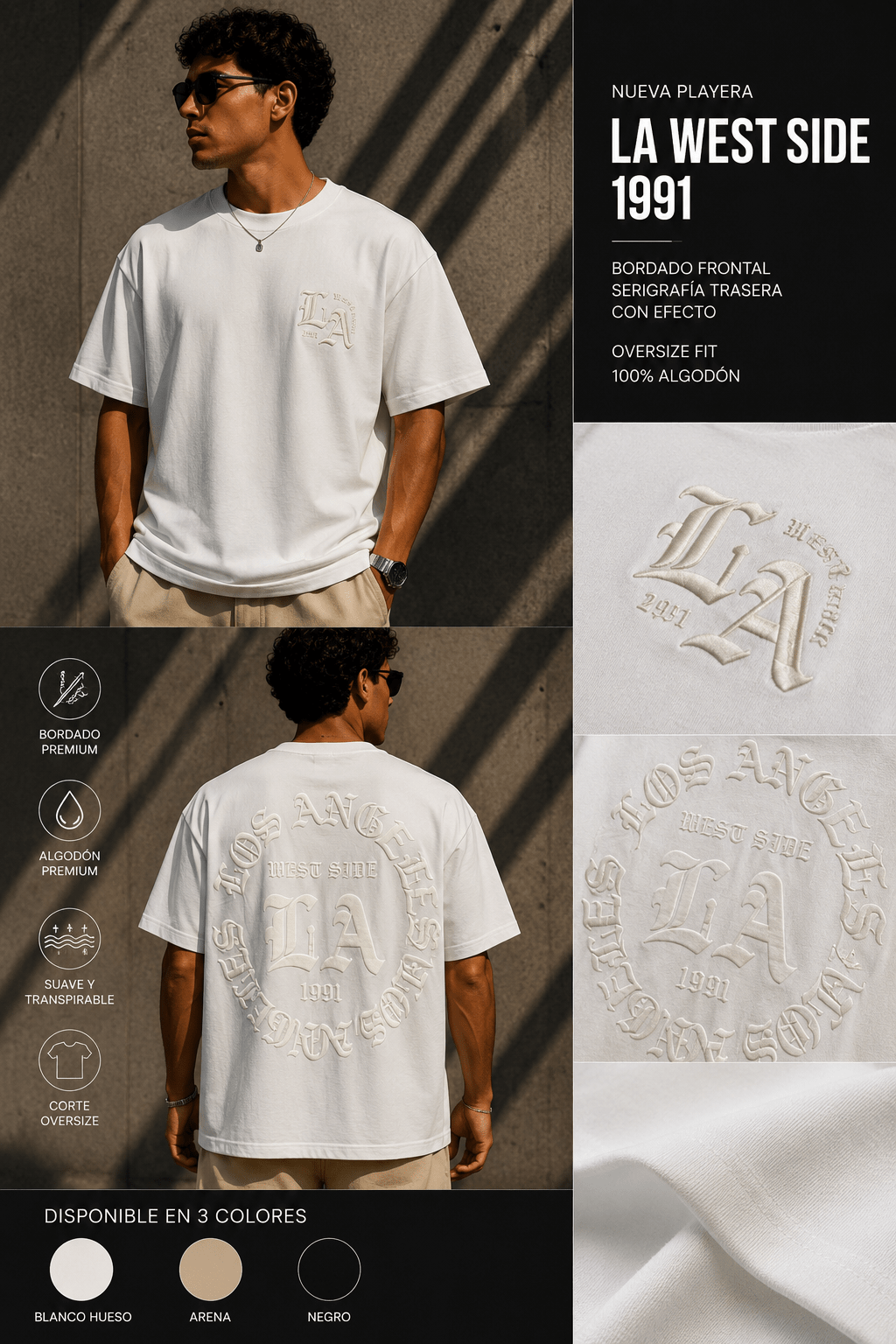 Playera LA 1991 - R&H By Perussi MX