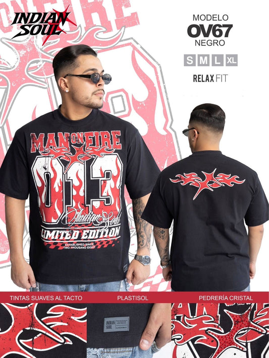 Playera Man on Fire - R&H By Perussi MX
