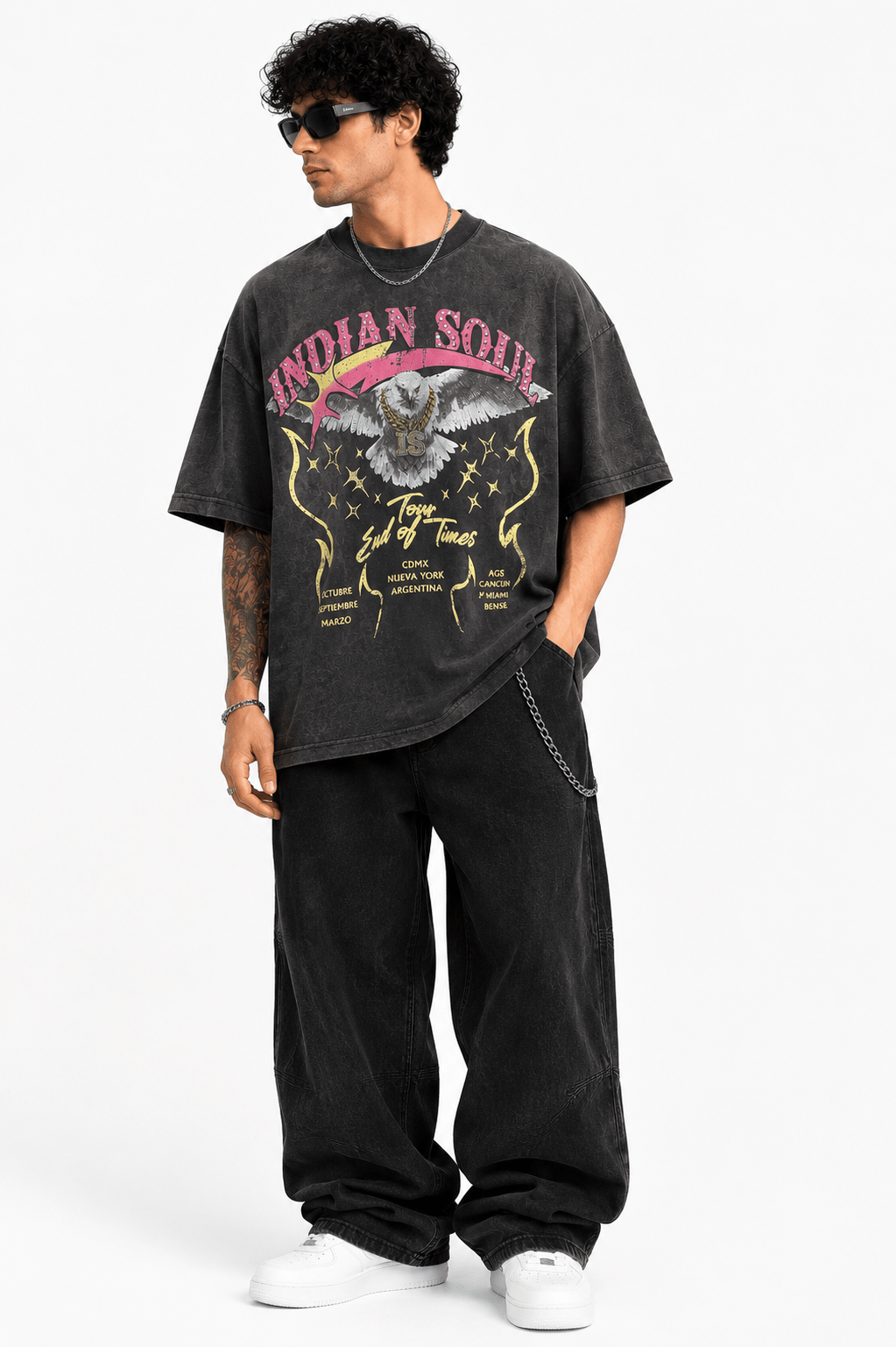 Playera Oversize Tour End of Times - R&H By Perussi MX