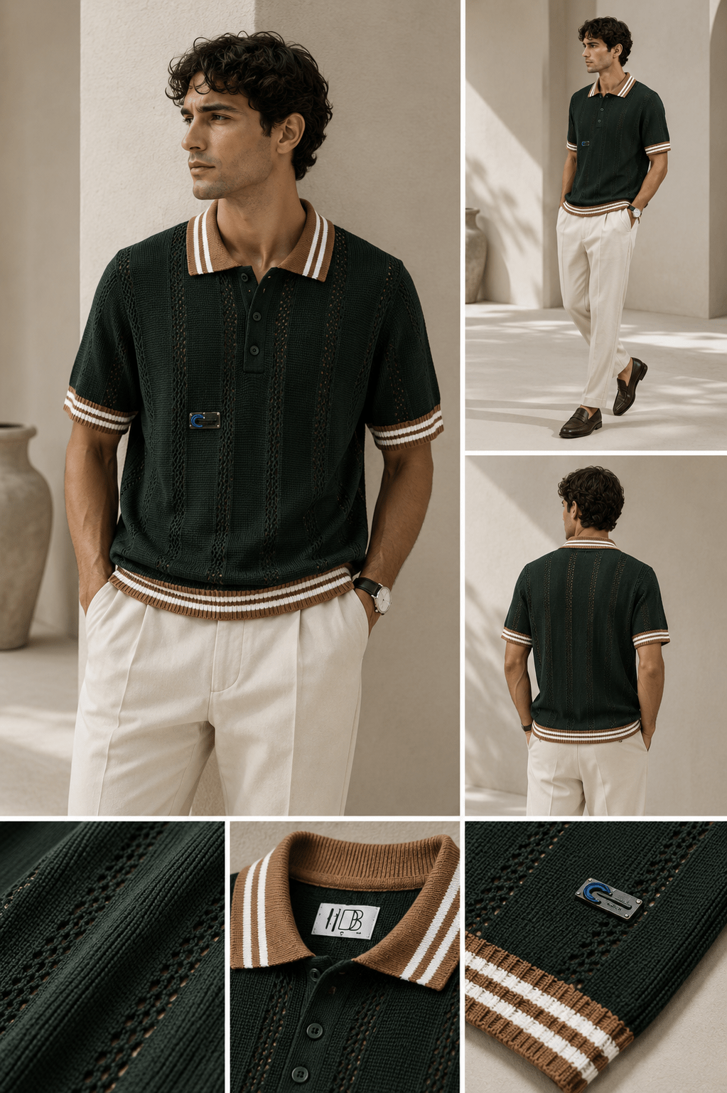 Playera Tejida Polo Dallas - R&H By Perussi MX