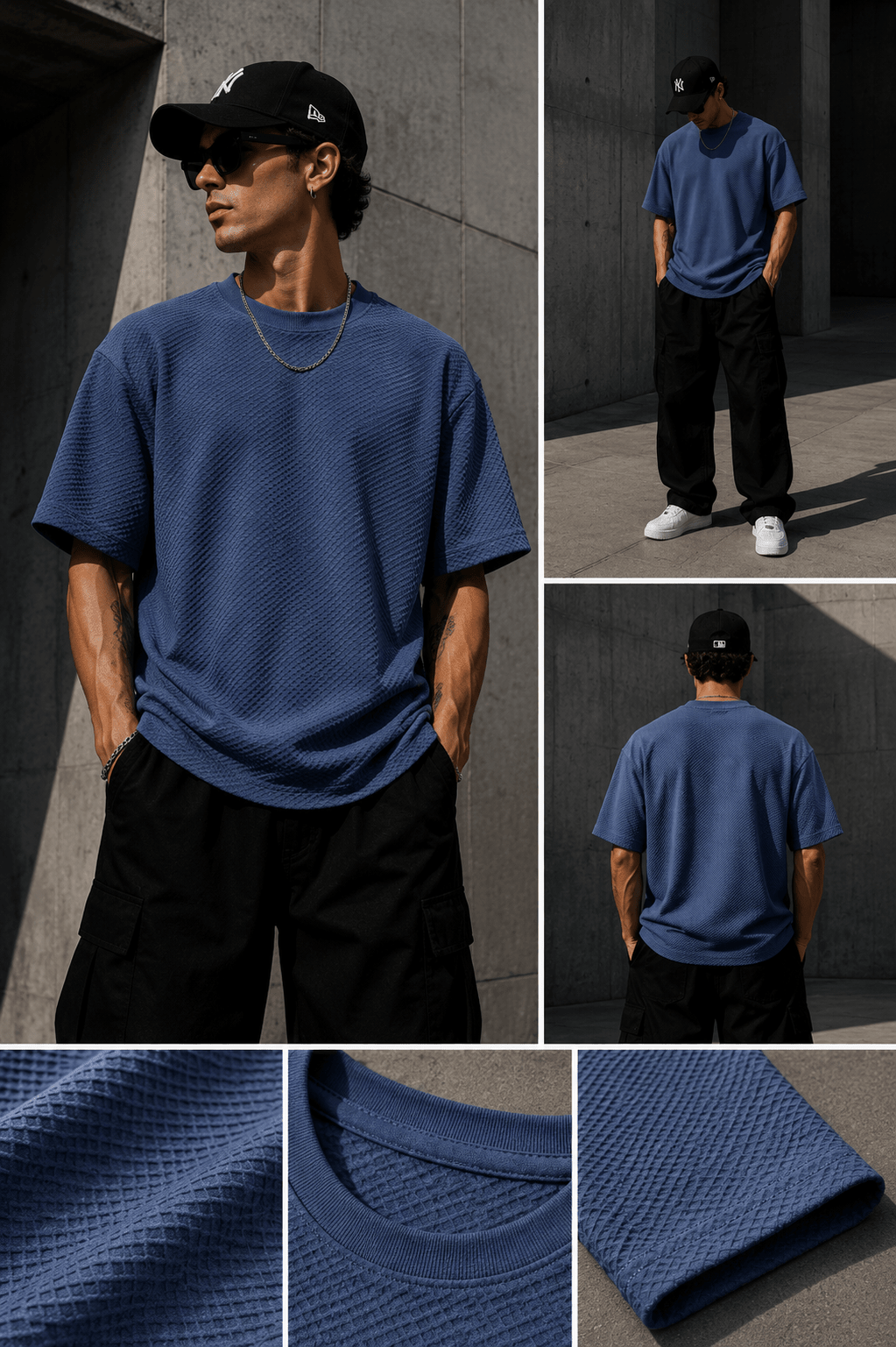 Playera textura Oversize - R&H By Perussi MX