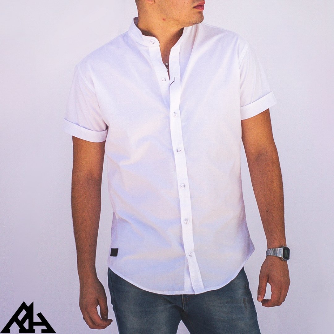 Camisas cuello online blanco