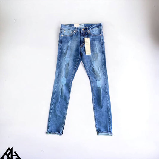 Jeans de mezclilla rasgados azul marino - R&H By Perussi MX
